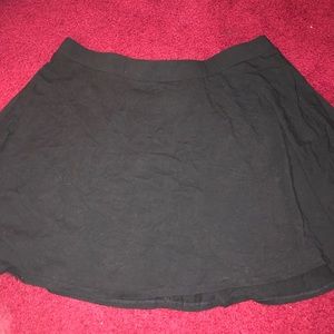 Black skater skirt